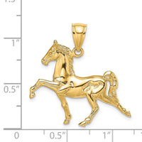 Load image into Gallery viewer, 14K 3-D Tennessee Walking Horse Charm
