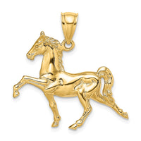 Load image into Gallery viewer, 14K 3-D Tennessee Walking Horse Charm
