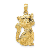 Load image into Gallery viewer, 14K Sitting Cat Charm

