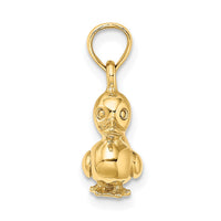 Load image into Gallery viewer, 14K 3-D Duckling Charm
