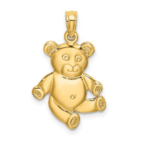 Load image into Gallery viewer, 14k Reversible Teddy Bear Charm
