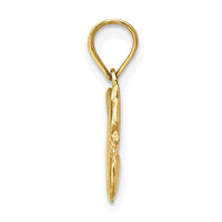 Load image into Gallery viewer, 14K 3-D Polished Kitten Charm
