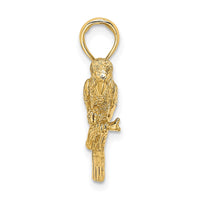 Load image into Gallery viewer, 14K 3-D Parrot Charm
