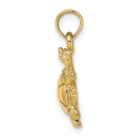 Load image into Gallery viewer, 14K 3-D Polished Land Turtle Charm
