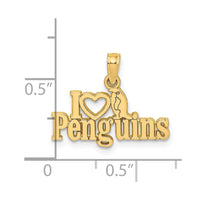 Load image into Gallery viewer, 14K I HEART PENGUINS w/ Penguin Charm
