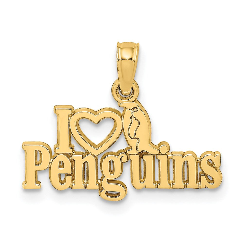 14K I HEART PENGUINS w/ Penguin Charm