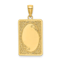 Load image into Gallery viewer, 14K Rectangular Engraved Charm
