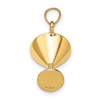 Load image into Gallery viewer, 14K 3-D Martini w/Olive Charm
