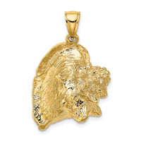 Load image into Gallery viewer, 14K 3-D Enamel Large Conch Shell Charm
