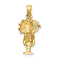 Load image into Gallery viewer, 14K Yellow Enamel Drink w/Multi-Colored Umbrella Charm
