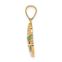 Load image into Gallery viewer, 14K w/Enamel Cheeseburger Charm
