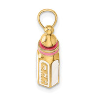 Load image into Gallery viewer, 14K 3-D w/ Enamel Baby Bottle Charm
