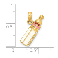 Load image into Gallery viewer, 14K 3-D w/ Enamel Baby Bottle Charm
