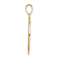 Load image into Gallery viewer, 14K Enamel Beach Scene On Round Disc Charm
