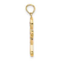 Load image into Gallery viewer, 14K 3-D Enameled Gingerbread Man Charm
