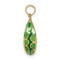 Load image into Gallery viewer, 14K w/ Enamel 3-D Watermellon Charm
