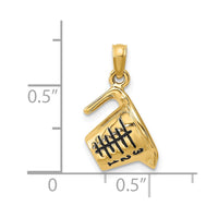 Load image into Gallery viewer, 14K w/ Enamel 3-D Measuring Cup Charm
