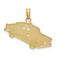 Load image into Gallery viewer, 14K Enamel Taxi Charm
