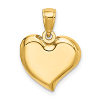 Load image into Gallery viewer, 14K Polished Teardrop Heart Charm
