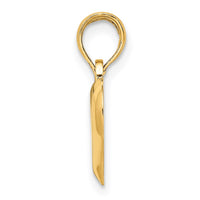 Load image into Gallery viewer, 14K Polished Teardrop Heart Charm
