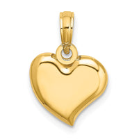 Load image into Gallery viewer, 14K Polished Teardrop Heart Charm
