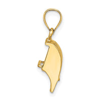 Load image into Gallery viewer, 14K 3D Cranberry Scoop Charm
