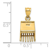 Load image into Gallery viewer, 14K 3D Cranberry Scoop Charm
