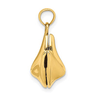 Load image into Gallery viewer, 14K 3-D Opens Fortune Cookie Charm
