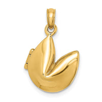 Load image into Gallery viewer, 14K 3-D Opens Fortune Cookie Charm
