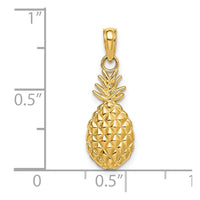 Load image into Gallery viewer, 14K Textured Pineapple Charm
