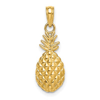 Load image into Gallery viewer, 14K Textured Pineapple Charm

