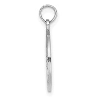 Load image into Gallery viewer, 14K White Gold Small Tree of Life In Round Frame Charm
