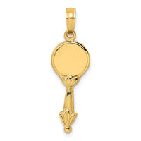 Load image into Gallery viewer, 14K 3-D Hand Mirror Charm
