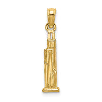 Load image into Gallery viewer, 14K 3D WillisTower (Chicago) Charm
