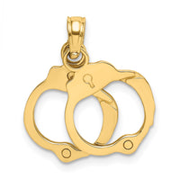 Load image into Gallery viewer, 14K 2-Piece Handcuffs Charm
