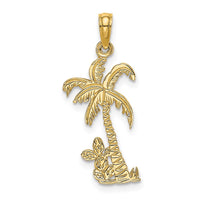 Load image into Gallery viewer, 14K Palm Tree w/ Cactus Charm
