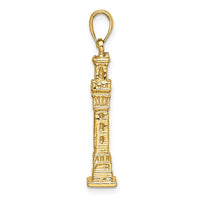 Load image into Gallery viewer, 14K 3D Pilgrim Memorial Monument Charm
