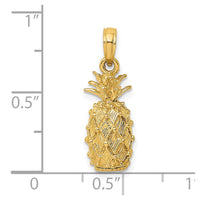 Load image into Gallery viewer, 14K 3-D Pineapple Charm
