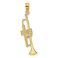 Load image into Gallery viewer, 14K Polished Trumpet Charm
