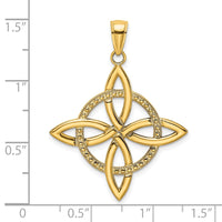 Load image into Gallery viewer, 14k Large Celtic Eternity Knot Charm
