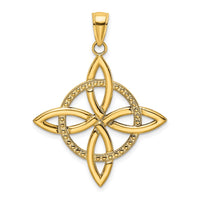 Load image into Gallery viewer, 14k Large Celtic Eternity Knot Charm
