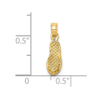 Load image into Gallery viewer, 14K Single Flip-Flop Charm
