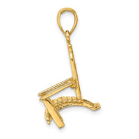 Load image into Gallery viewer, 14K 3-D Beach Chair Charm
