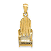 Load image into Gallery viewer, 14K 3-D Beach Chair Charm
