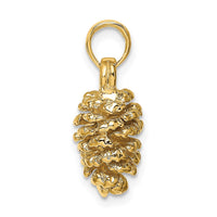 Load image into Gallery viewer, 14K 3D Pinecone Charm
