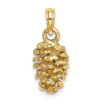 Load image into Gallery viewer, 14K 3D Pinecone Charm
