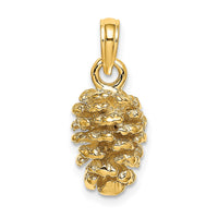 Load image into Gallery viewer, 14K 3D Pinecone Charm
