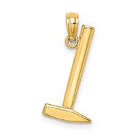 Load image into Gallery viewer, 14K 3-D Hammer Charm
