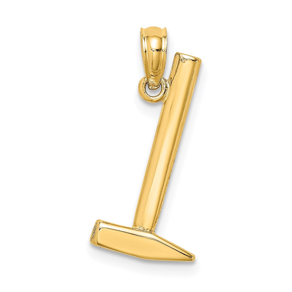 14K 3-D Hammer Charm