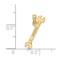 Load image into Gallery viewer, 14K 3-D Double Open-Ended Wrench Charm
